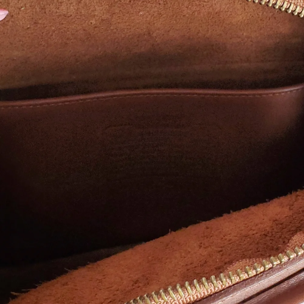 Vintage coach G6C-9991 leather lunch bag shoulder bag handbag brown - Picture 15 of 16